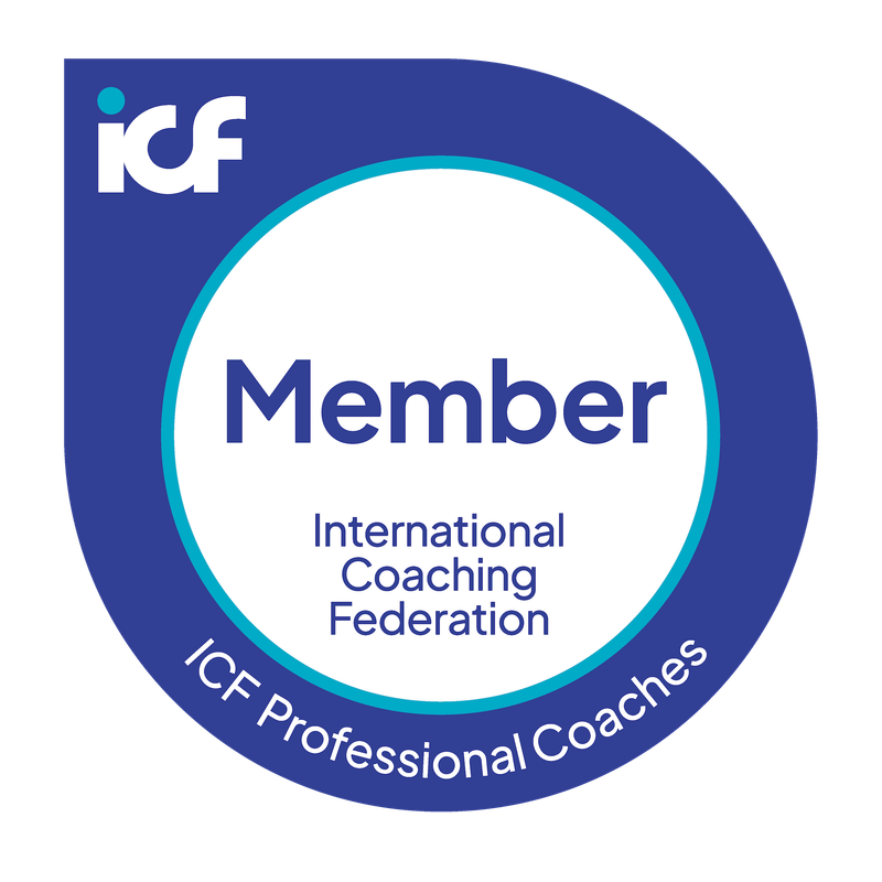 International Coaching Federation accredited member badge